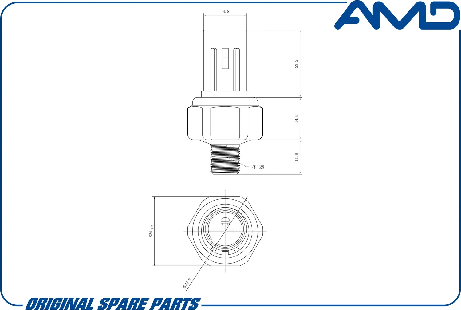 Датчик давления масла (AMD). Артикул AMDSEN229