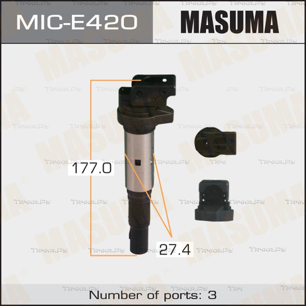 Катушка зажигания Masuma для BMW 5 VI (F10/F11/F07) 2009-2013. Артикул MIC-E420