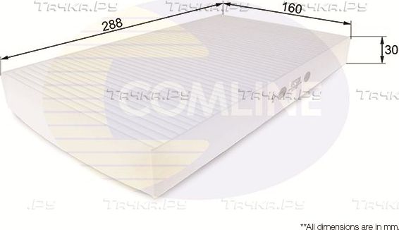 Салонный фильтр Comline для Lancia Lybra 1999-2005. Артикул EKF120