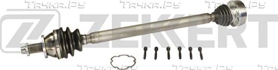 Полуось (привод в сборе, приводной вал) Zekkert передняя правая для Audi A2 2000-2005. Артикул AW-4714