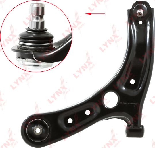 Поперечный рычаг передней подвески LYNXauto левый для Kia Stonic 2020-2026. Артикул C5991L