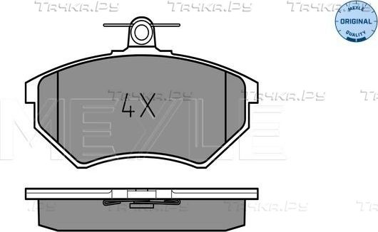 Тормозные колодки Meyle Original передние для SEAT Toledo I 1991-1999. Артикул 025 201 6819