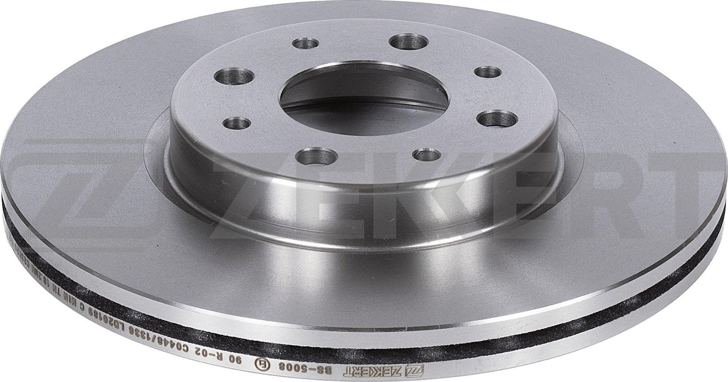 Тормозной диск Zekkert передний для Fiat Doblo I 2001-2015. Артикул BS-5008