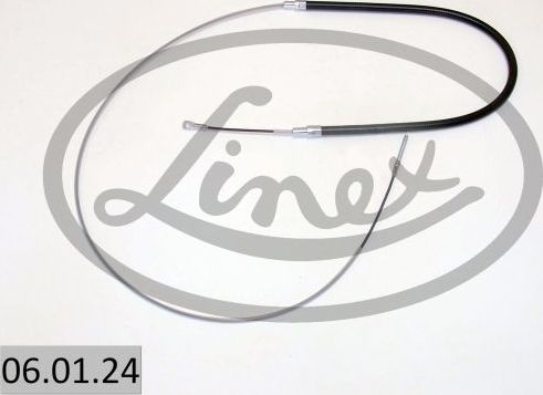Трос ручника (тросик ручного тормоза) Linex правый/левый для BMW 7 II (E32) 1985-1994. Артикул 06.01.24