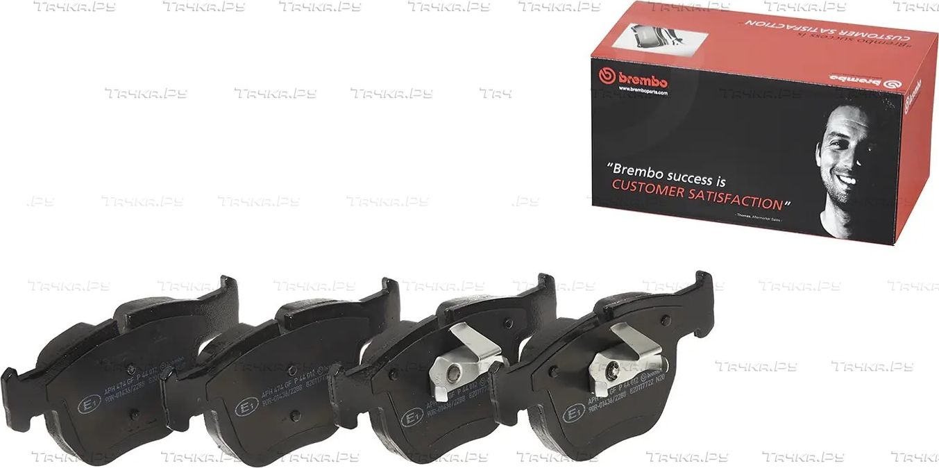 Тормозные колодки Brembo PRIME LINE передние для Land Rover Range Rover III 2002-2012. Артикул P 44 012