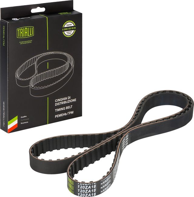 Ремень ГРМ Trialli (HNBR (Hydrierter Acryl-Nitril-Butadien-Kautschuk)) для Audi Quattro I 1980-1987. Артикул GB 8824