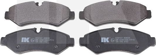 Тормозные колодки NK. Артикул 2233101