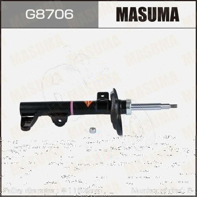 Амортизационная стойка газомасляная MASUMA NEW (KYB-) (1/4). Артикул G8706