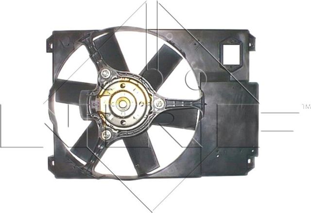 Вентилятор радиатора двигателя NRF правый для Fiat Ulysse II 2002-2011. Артикул 47341