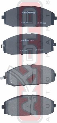 Тормозные колодки Akyoto Packing AKYOTO. Артикул AKD-1204