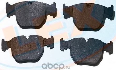Тормозные колодки передние (LEX). Артикул 21486