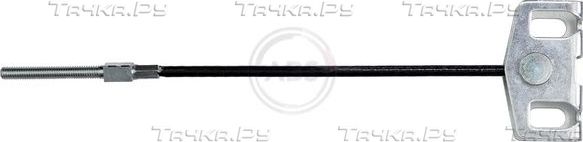 Трос ручника (тросик ручного тормоза) ABS. Артикул K17289