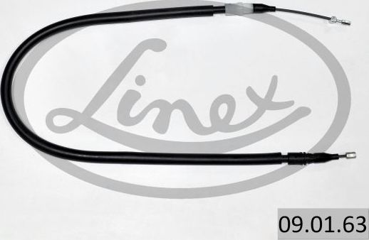 Трос ручника (тросик ручного тормоза) Linex левый для Citroen C4 I 2006-2013. Артикул 09.01.63