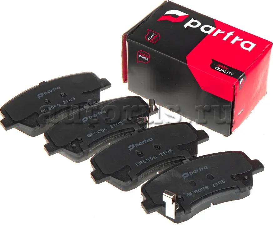 Колодки тормозные дисковые | перед прав/лев | (Partra) Partra. Артикул BP6056