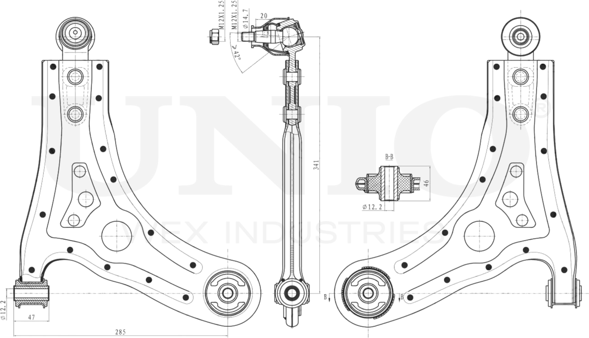 Рычаг подвески (Unio). Артикул SSP-40090