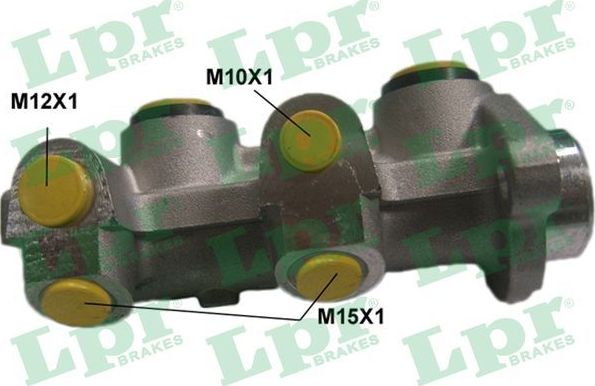 Тормозной цилиндр главный LPR (алюминий) для Opel Corsa A 1982-1992. Артикул 1832