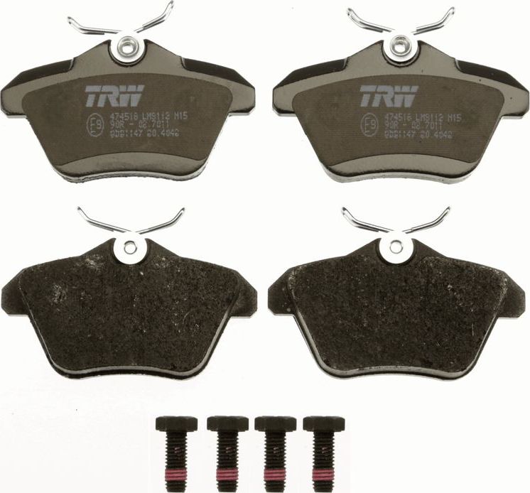 Тормозные колодки TRW COTEC. Артикул GDB1147