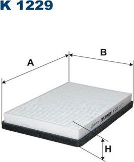Салонный фильтр Filtron для Datsun on-DO I 2014-2026. Артикул K 1229