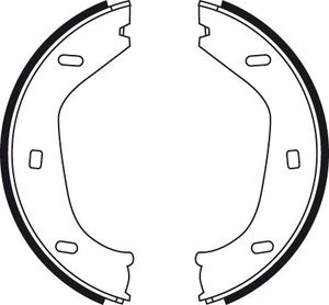 Тормозные колодки (стояночная тормозная система) TRW задние для BMW 5 I (E12) 1973-1981. Артикул GS8219