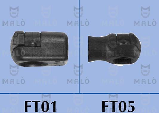 Амортизатор (упор) багажника Malò. Артикул 127221