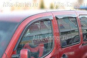 Дефлекторы Cobra Tuning для окон Fiat Doblo II Cargo 2009-2015. Артикул F21009