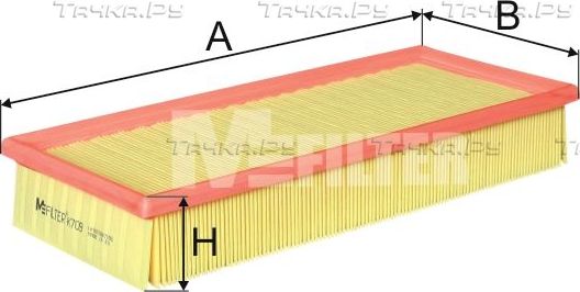 Воздушный фильтр MFilter для Mercedes-Benz S-Класс III (W140) 1991-1998. Артикул K 709