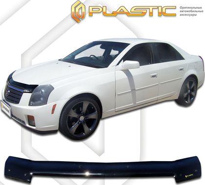 Дефлектор СА Пластик для капота (Classic черный) Cadillac CTS 2003-2007. Артикул 2010010112400