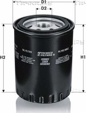 Масляный фильтр Tecneco Filters для Ford Galaxy I 1997-2000. Артикул OL195