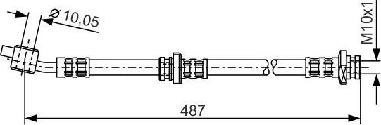 Тормозной шланг Bosch. Артикул 1 987 476 168