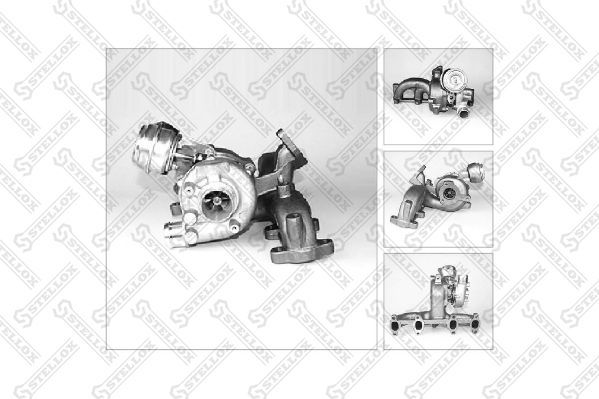 Турбина (турбокомпрессор) Stellox. Артикул 10-80303-SX