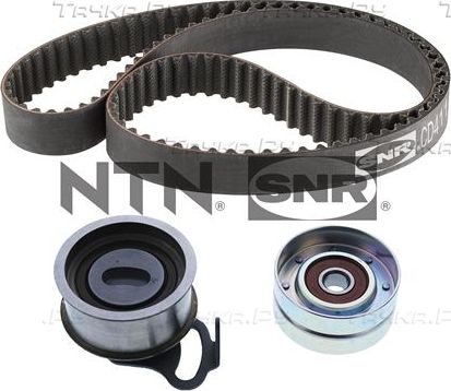 Ремень ГРМ с роликами (комплект) NTN / SNR для Toyota Corolla E90 1987-1992. Артикул KD469.02