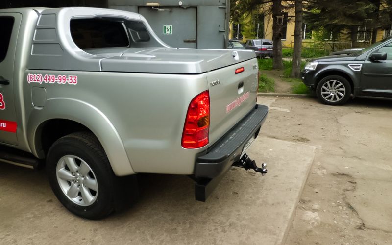 Фаркоп Baltex для Toyota Hilux VII (вкл. Vigo) 2005-2015. Быстросъемный крюк. Артикул 24197431
