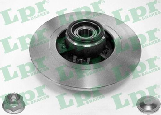 Тормозной диск LPR LPR HUB BRAKE DISC LINE задний для Renault Kangoo II 2008-2011. Артикул R1033PCA