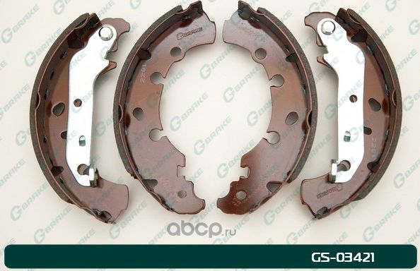 Колодки тормозные барабанные (G-Brake). Артикул GS03421