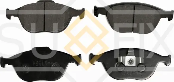 Колодки тормозные передние (Sufix). Артикул SX1138