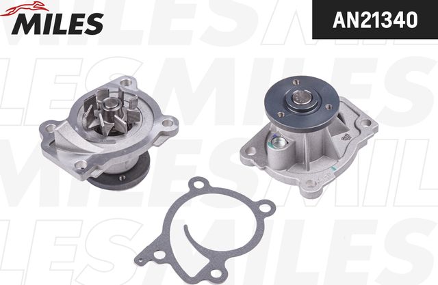 Помпа (водяной насос) Miles для Dacia Duster I 2015-2018. Артикул AN21340