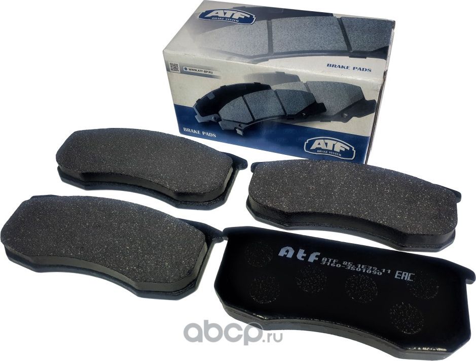 Колодки переднего тормоза ATF УАЗ Хантер, Патриот (3160-3501090) ATF. Артикул 851E3911
