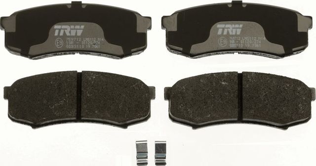 Тормозные колодки TRW COTEC задние для Mitsubishi Pajero IV 2006-2026. Артикул GDB3110