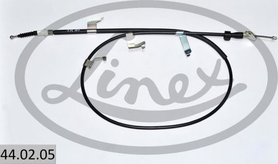 Трос ручника (тросик ручного тормоза) Linex. Артикул 44.02.05