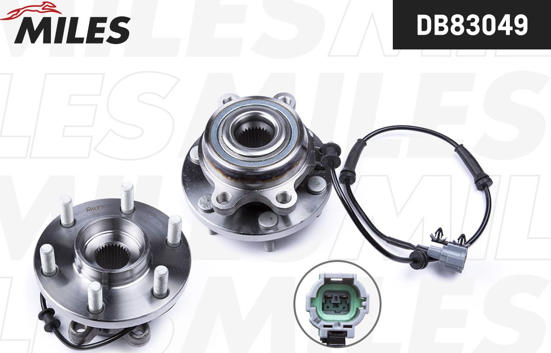 Ступица колеса с интегрированным подшипником Miles. Артикул DB83049
