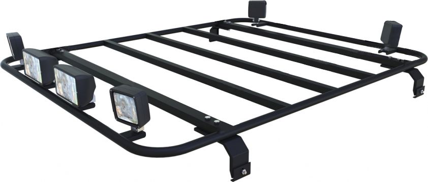 Багажная платформа Podgotoffka 1400х1200х120 с креплениями на водостоки для УАЗ Пикап 2008-2026. Артикул PGT-B.91.02