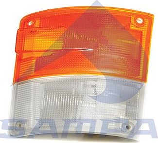 Поворотник (фонарь указателя поворота) Sampa правый для Volvo  FL12 1995-1998. Артикул 032.234