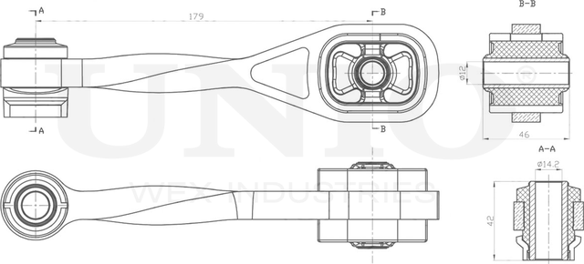 Опора двигателя (Unio). Артикул RMP-15040