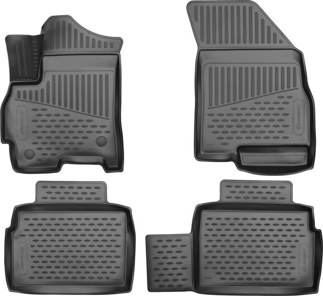 Коврики Element 3D для салона Exeed LX 2022-2026. Артикул ELEMENT3DAN0283210k