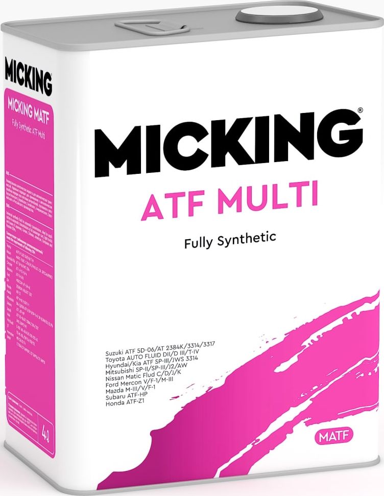 Масло трансмиссионное Micking ATF MULTI 4л.. Артикул M4127