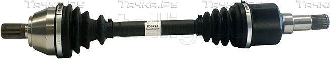 Полуось (привод в сборе, приводной вал) Metelli. Артикул 17-0912