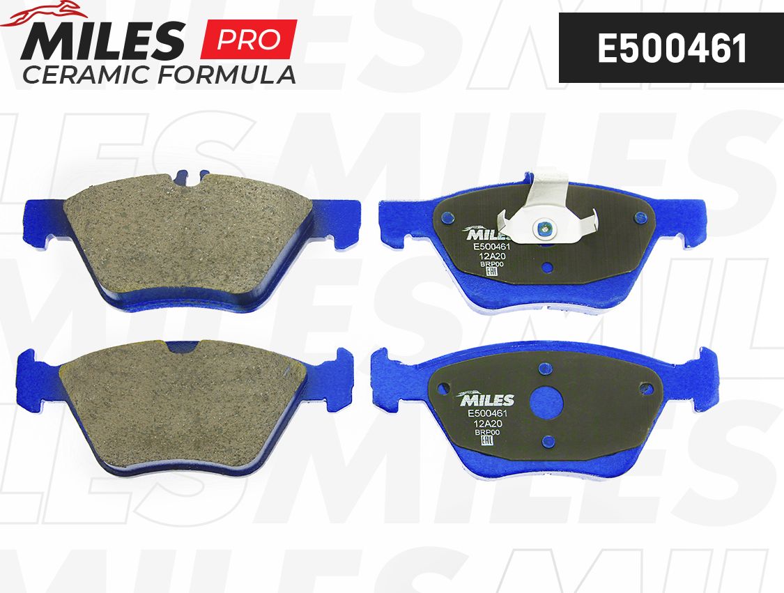 Тормозные колодки Miles (Керамика). Артикул E500461