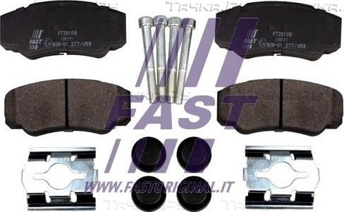 Тормозные колодки Fast задние для Peugeot Boxer II (244) 2001-2006. Артикул FT29109