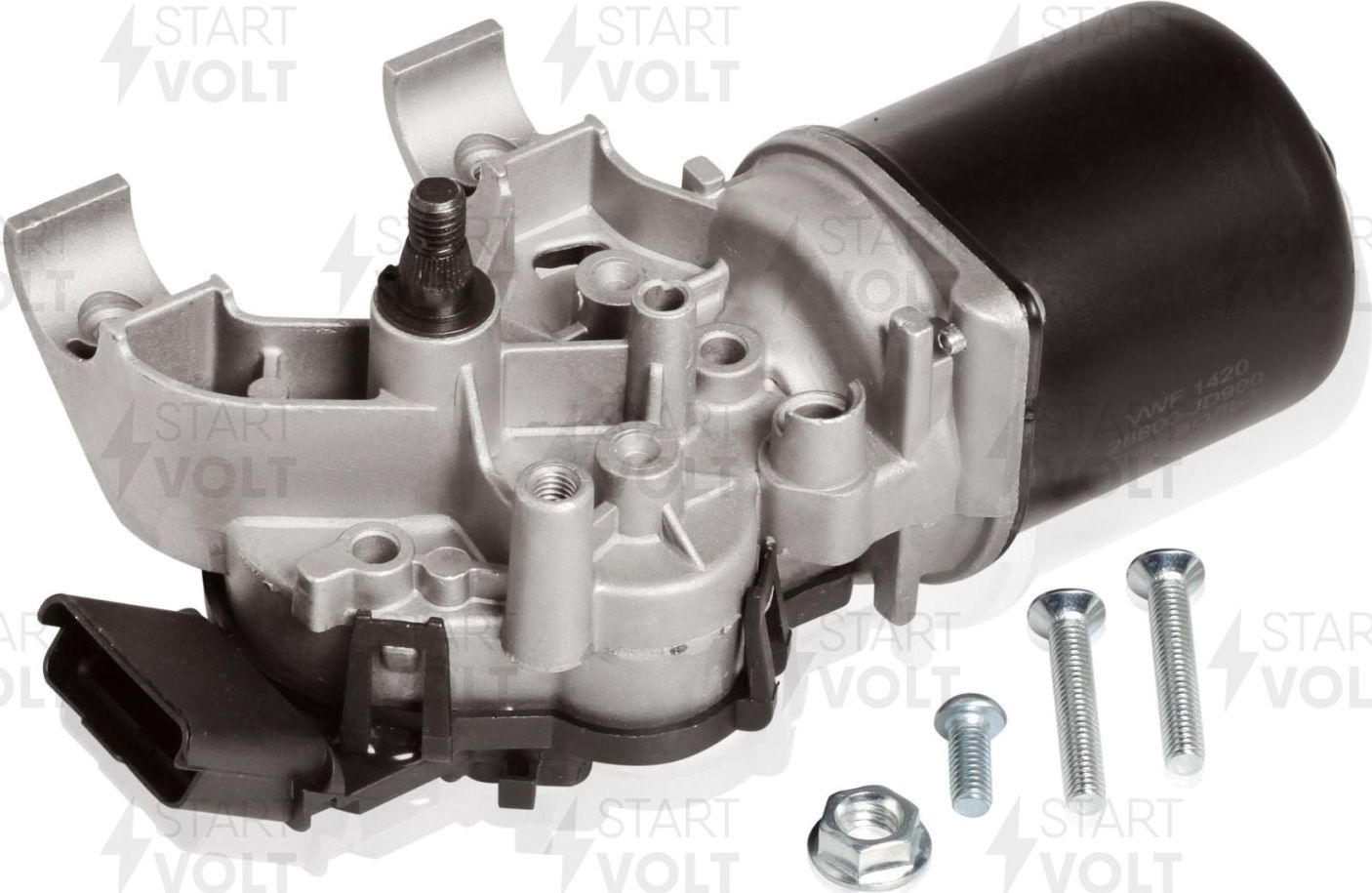 Мотор стеклоочистителя (моторчик дворников) StartVOLT. Артикул VWF 1420