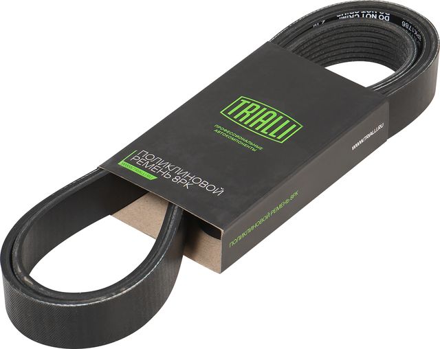 Приводной ремень поликлиновой Trialli (EPDM (Этилен-пропиленовый каучук)) для BMW X3 II (F25) 2011-2012. Артикул 8PK1786